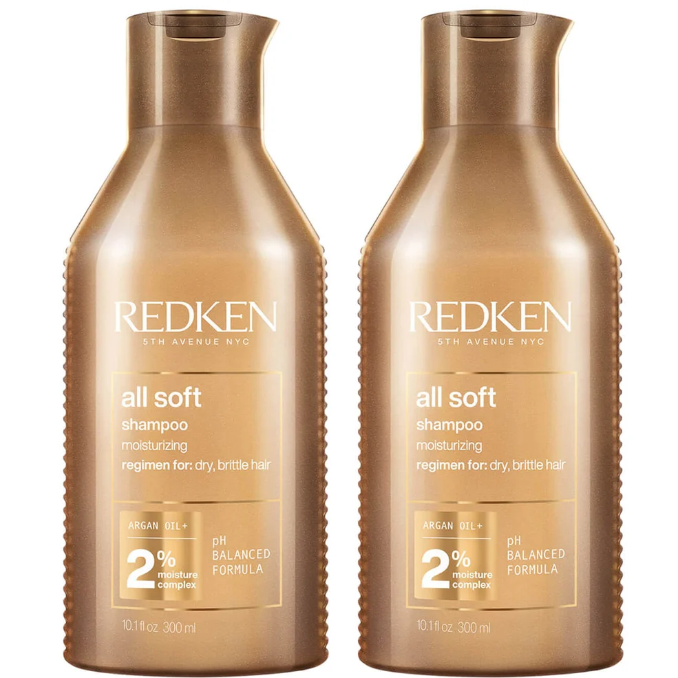 Redken All Soft Shampoo Duo (2 x 300ml) Afbeelding 1