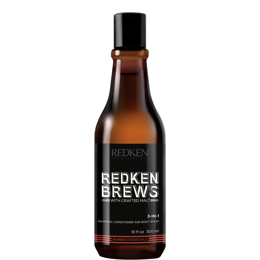 Redken Brews Shampoo, Conditioner en Douchegel 300 ml Afbeelding 1
