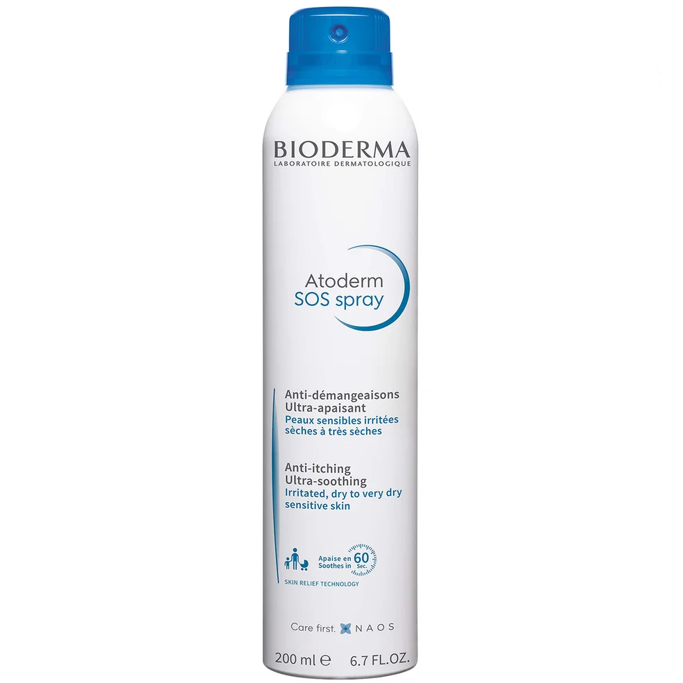Bioderma Atoderm Anti-Itching and Ultra-Soothing Spray Very Dry Skin 200ml Afbeelding 1