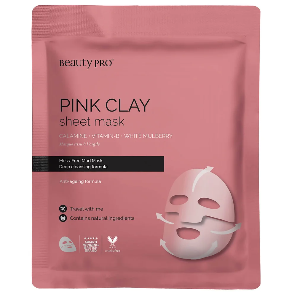 BeautyPro Pink Clay Mask Afbeelding 1