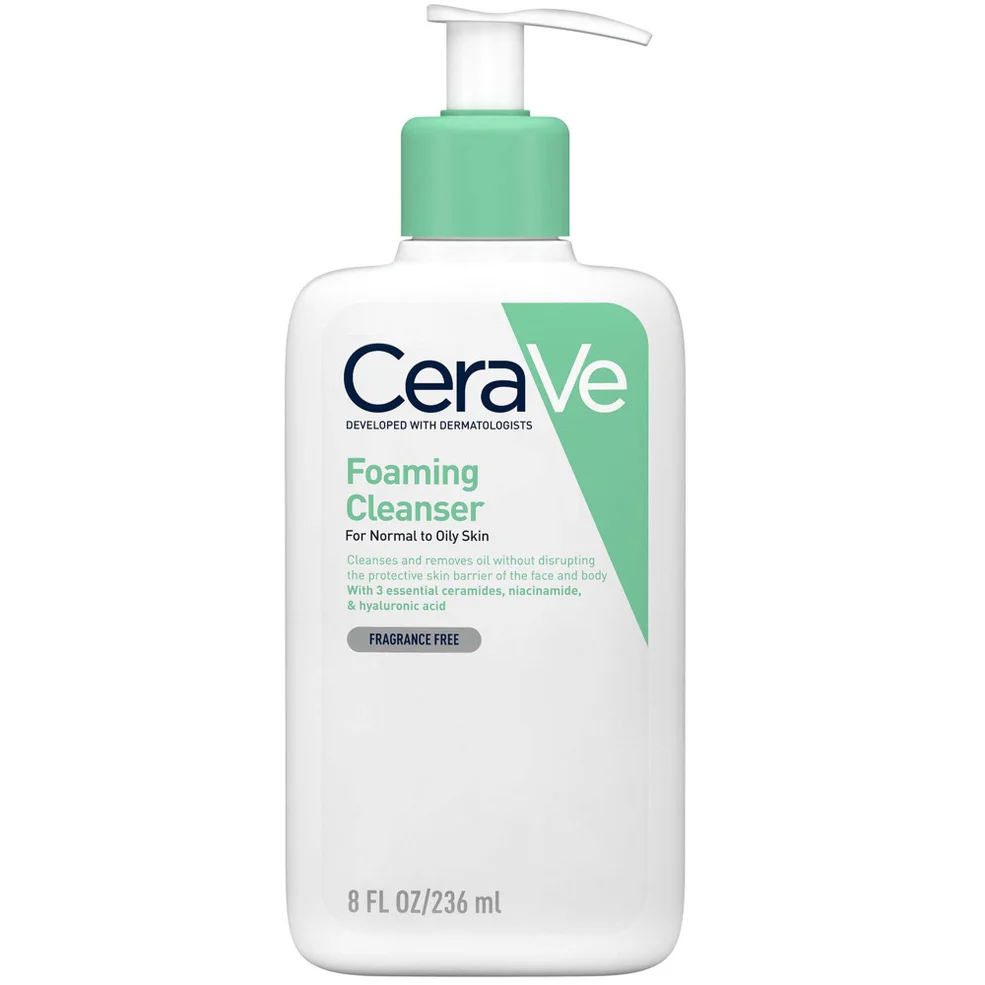 CeraVe Schuimende Cleanser met Niacinamide voor Normale tot Vettige Huid 236 ml Afbeelding 1
