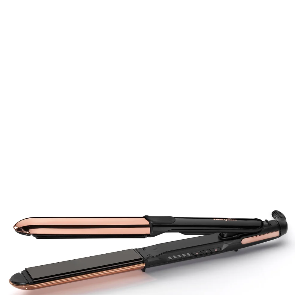 BaByliss Straight and Curl Brilliance Rose-Gold Hair Straightener Afbeelding 1