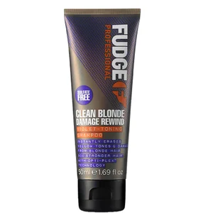 Fudge Clean Blonde Damage Rewind Shampoo 50 ml - Size 50ml