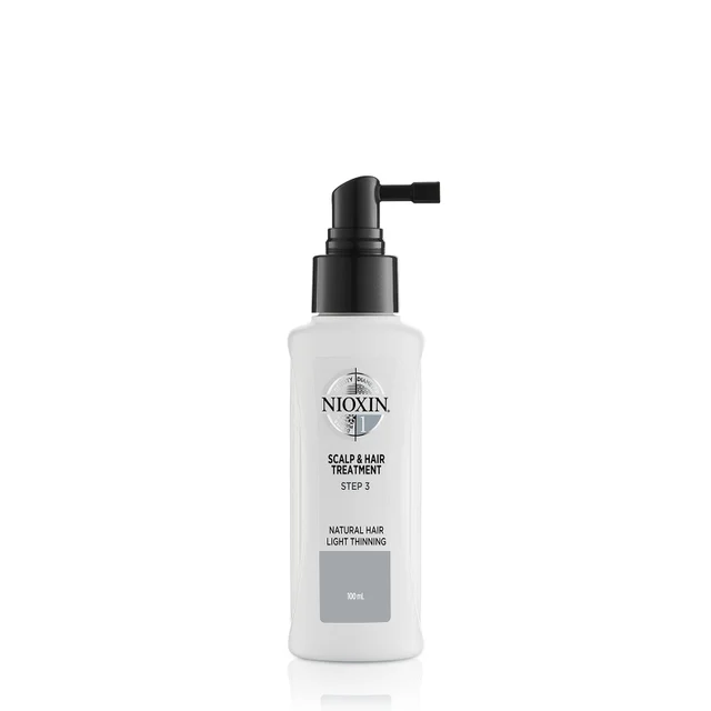 NIOXIN 3-Delig System 1 Hoofdhuid- en Haarbehandeling voor Natuurlijk Licht Dunner Wordend Haar 100 ml