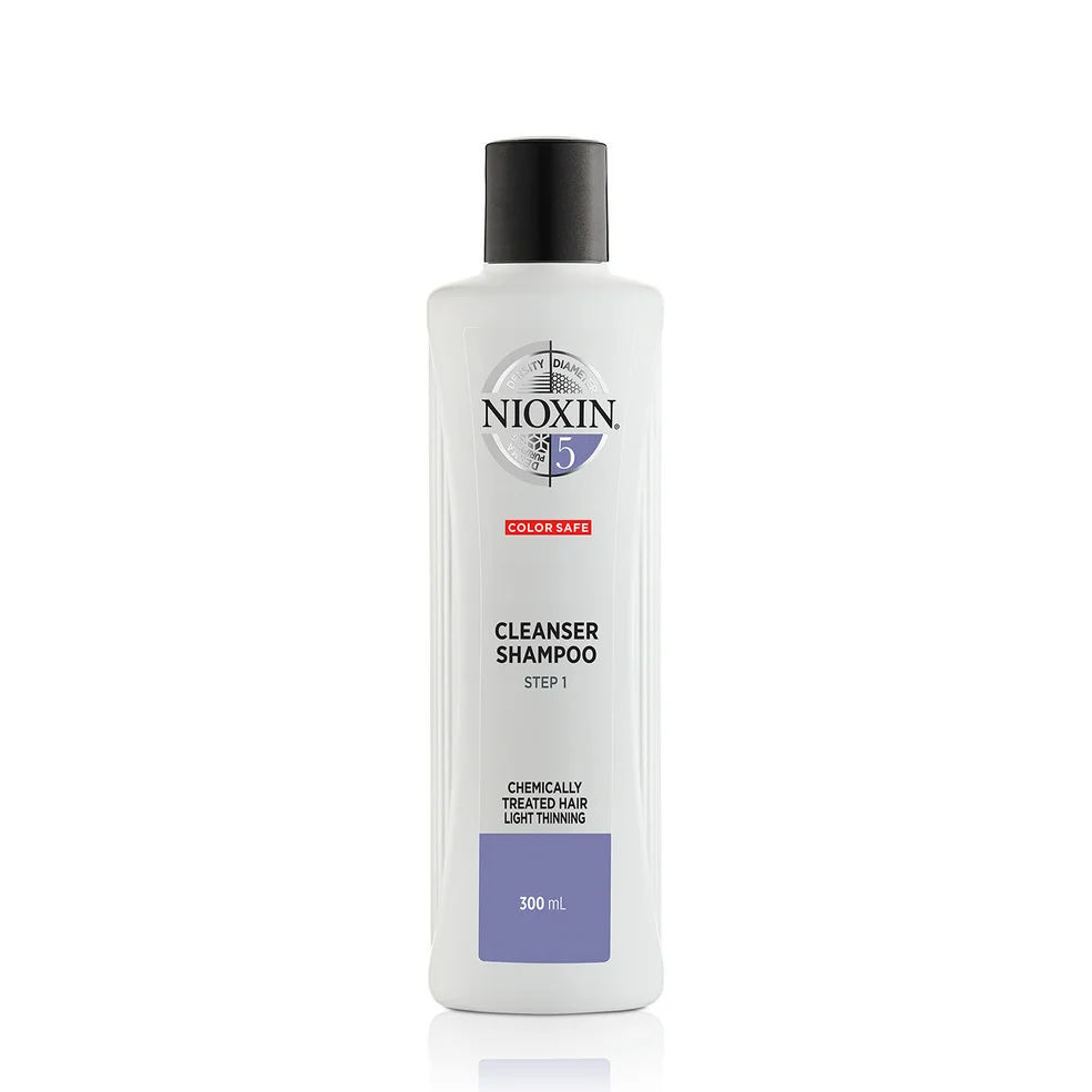 NIOXIN 3-Delig System 5 Reinigingsshampoo voor Chemisch Behandeld Licht Dunner Wordend Haar 300 ml Afbeelding 1