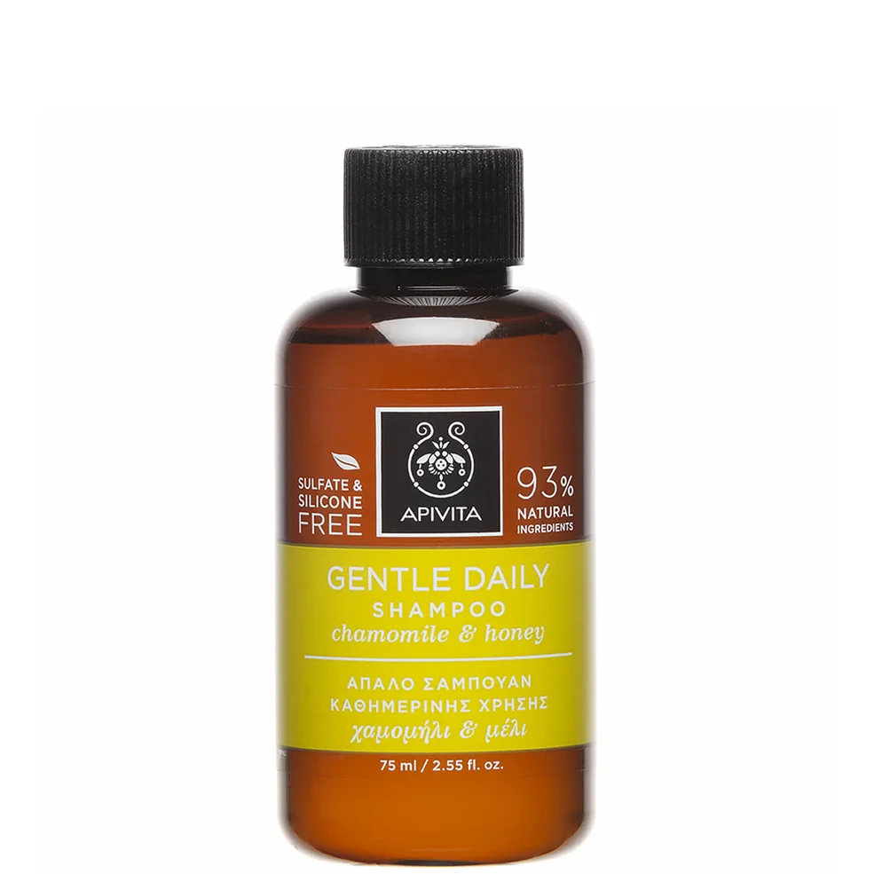 APIVITA Holistic Hair Care Mini Gentle Daily Shampoo - German Chamomile & Honey 75ml Afbeelding 1