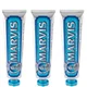 Marvis Aquatic Mint Toothpaste Bundle (3x85ml)
