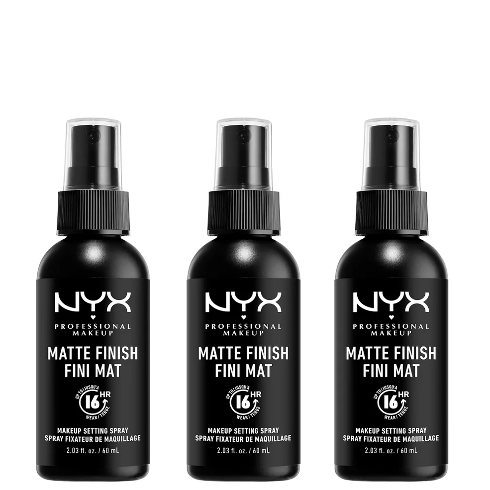 NYX Professional Makeup Matte Setting Spray x 3 Afbeelding 1