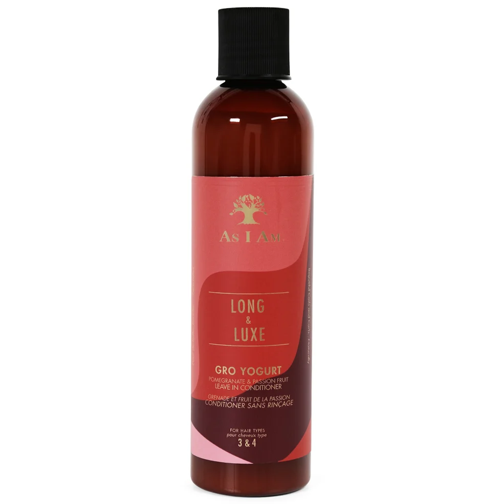 As I Am Long and Luxe Gro Yogurt Leave In Conditioner 237ml Afbeelding 1