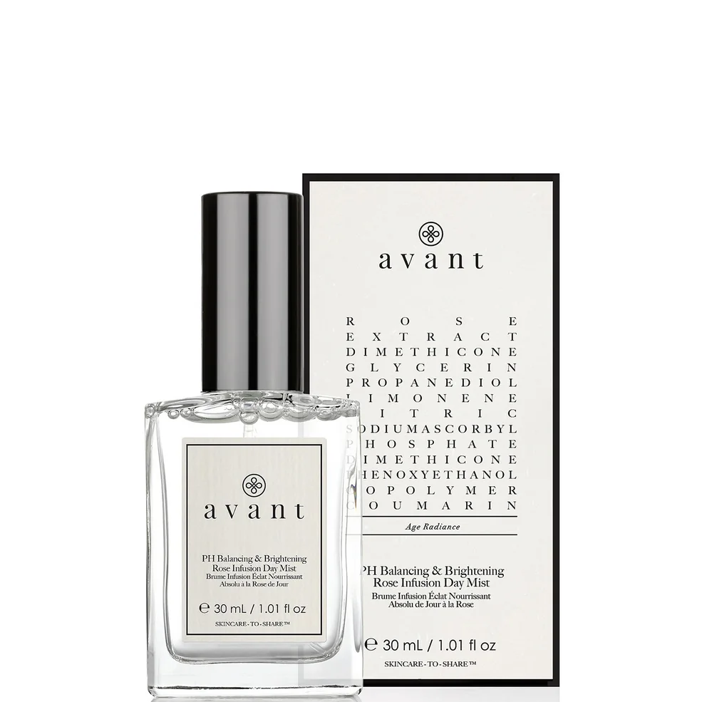 Avant Skincare PH Balancing & Brightening Rose Infusion Day Mist 30ml Afbeelding 1