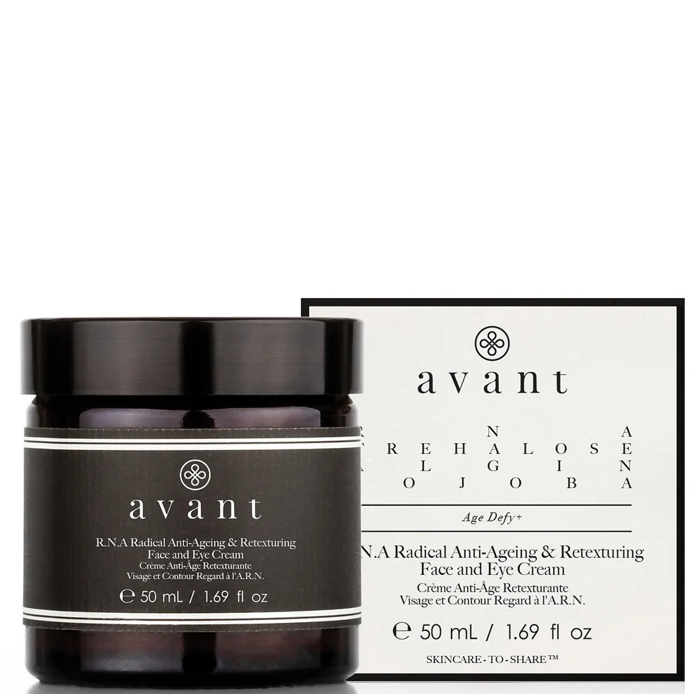 Avant Skincare R.N.A Radical Anti-Ageing and Retexturing Face and Eye Cream 50ml Afbeelding 1