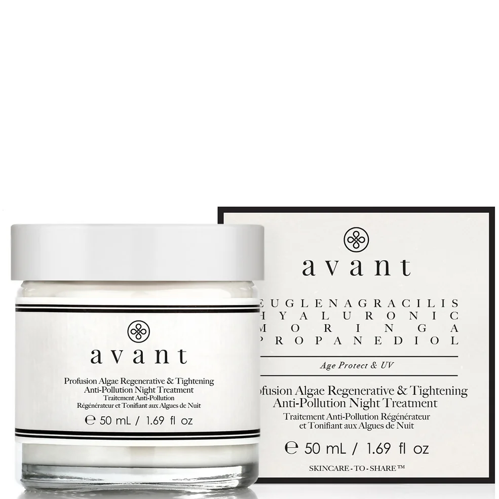 Avant Skincare Profusion Algae Regenerative and Tightening Anti-Pollution Night Treatment 50ml Afbeelding 1