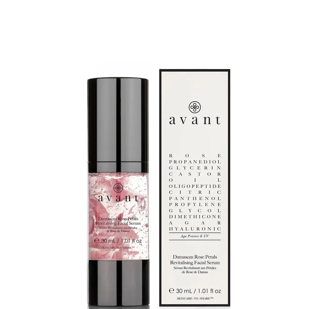 Avant Skincare Damascan Rose Petals Revitalising Facial Serum 30ml Afbeelding 1