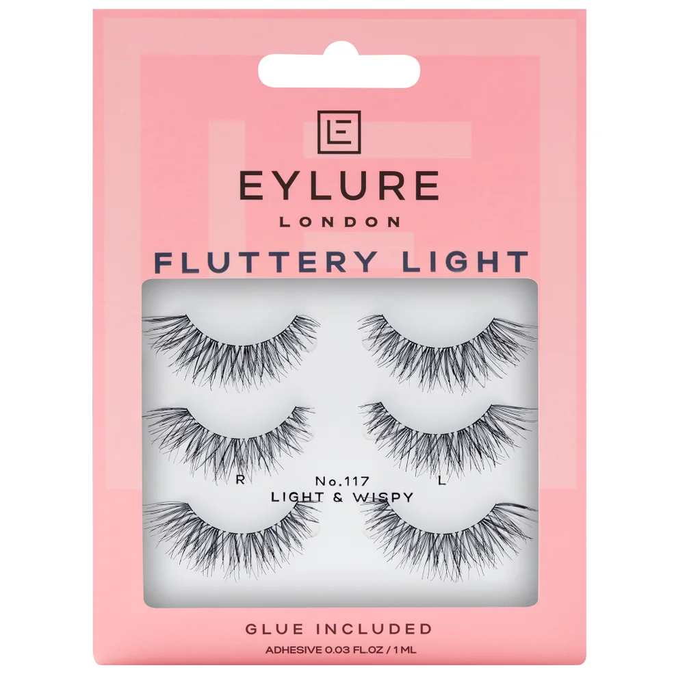 Eylure False Lashes - Fluttery Light No. 117 Multipack Afbeelding 1