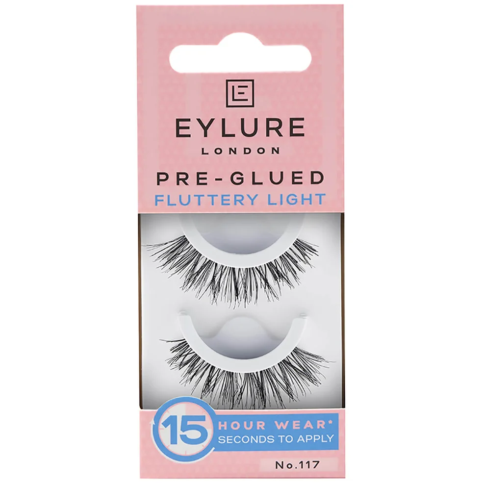 Eylure Pre-Glued False Lashes - Fluttery Light No. 117 Afbeelding 1