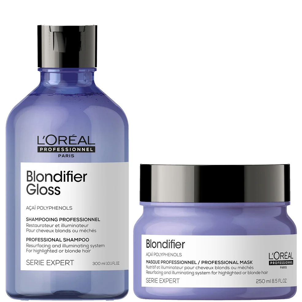 L'Oréal Professionnel Serie Expert Blondifier Gloss Shampoo and Masque Duo Afbeelding 1