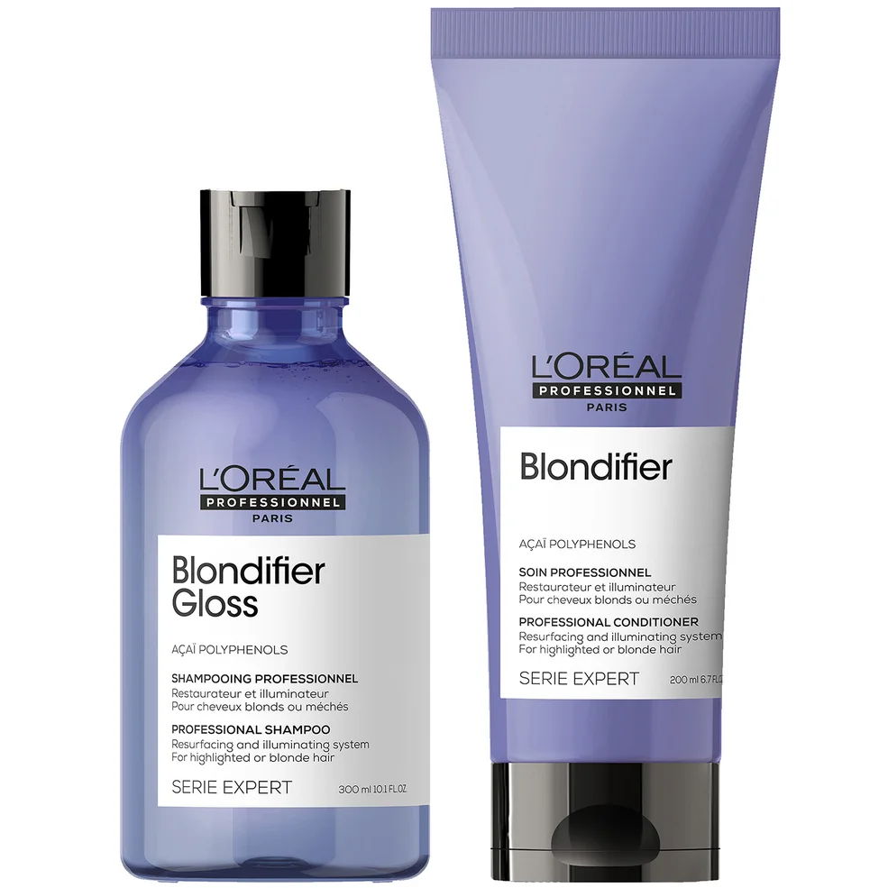 L'Oréal Professionnel Serie Expert Blondifier Gloss Shampoo and Conditioner Duo Afbeelding 1