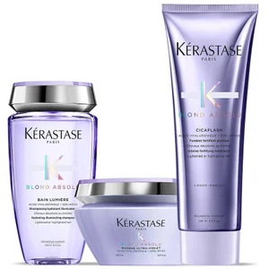 Kérastase Blond Absolu Bain Lumiere Shampoo, Treatment and Masque Trio - undefined undefined
