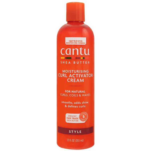Cantu Sheaboter voor Natuurlijk Haar Hydraterende Krullenactiverende Crème 355 ml