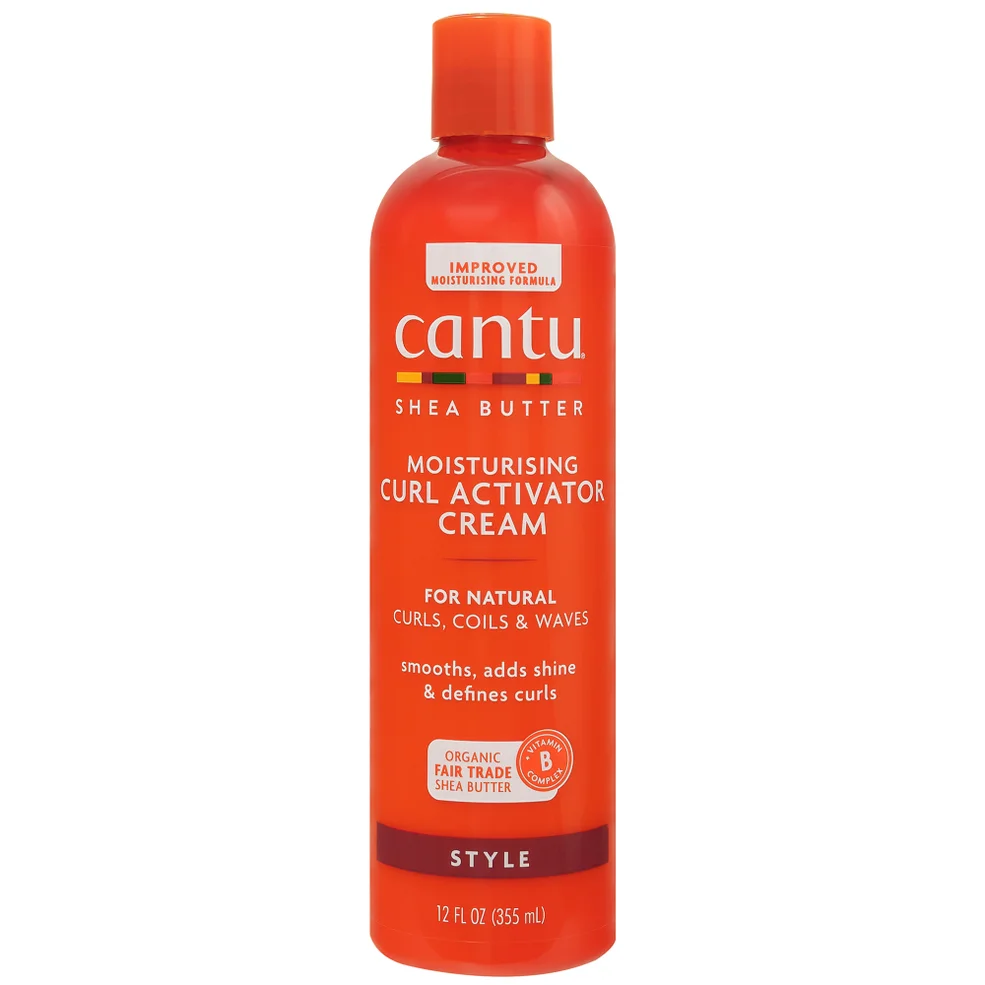 Cantu Sheaboter voor Natuurlijk Haar Hydraterende Krullenactiverende Crème 355 ml Afbeelding 1