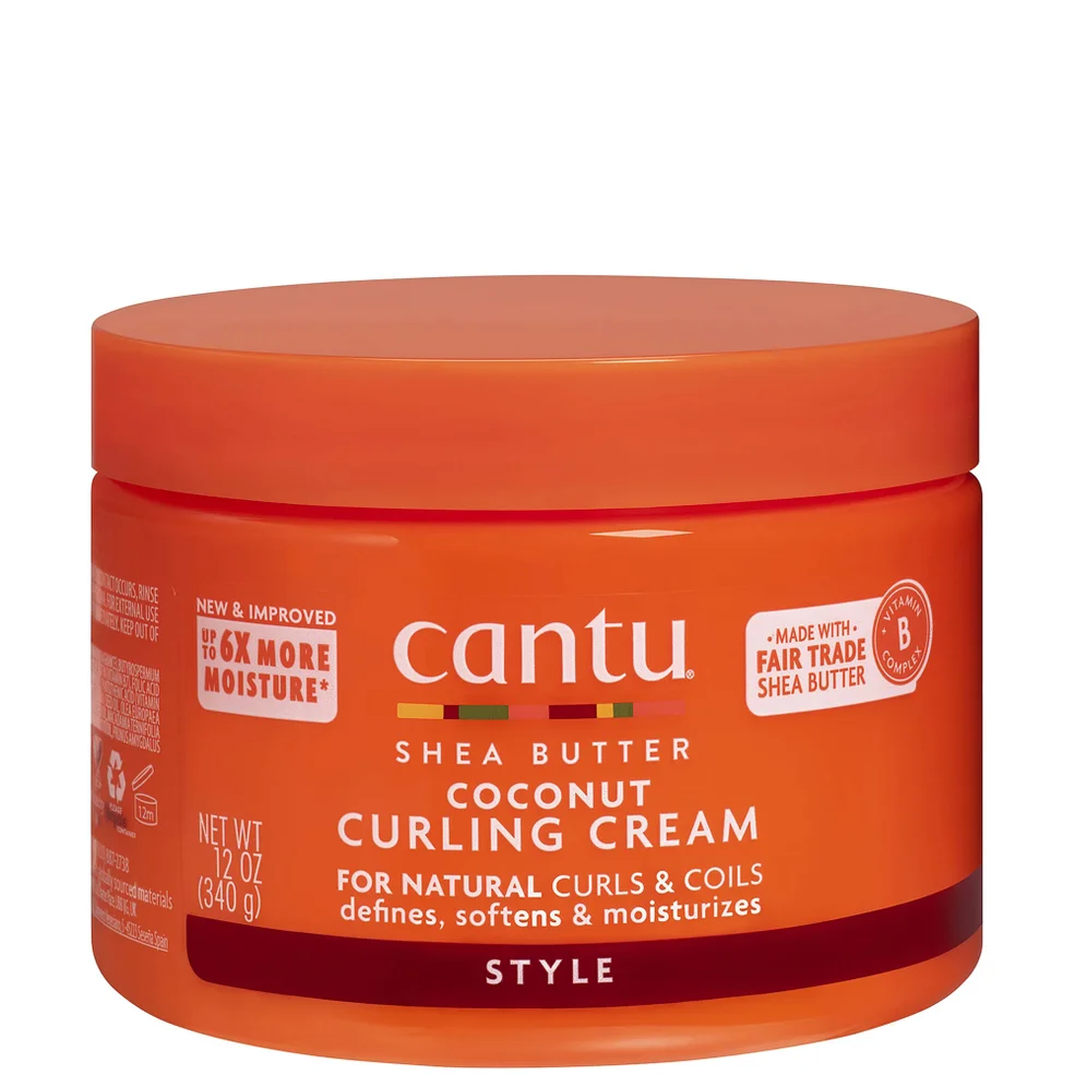 Cantu Sheaboter voor Natuurlijk Haar Kokos Krulcrème 340 g Afbeelding 1
