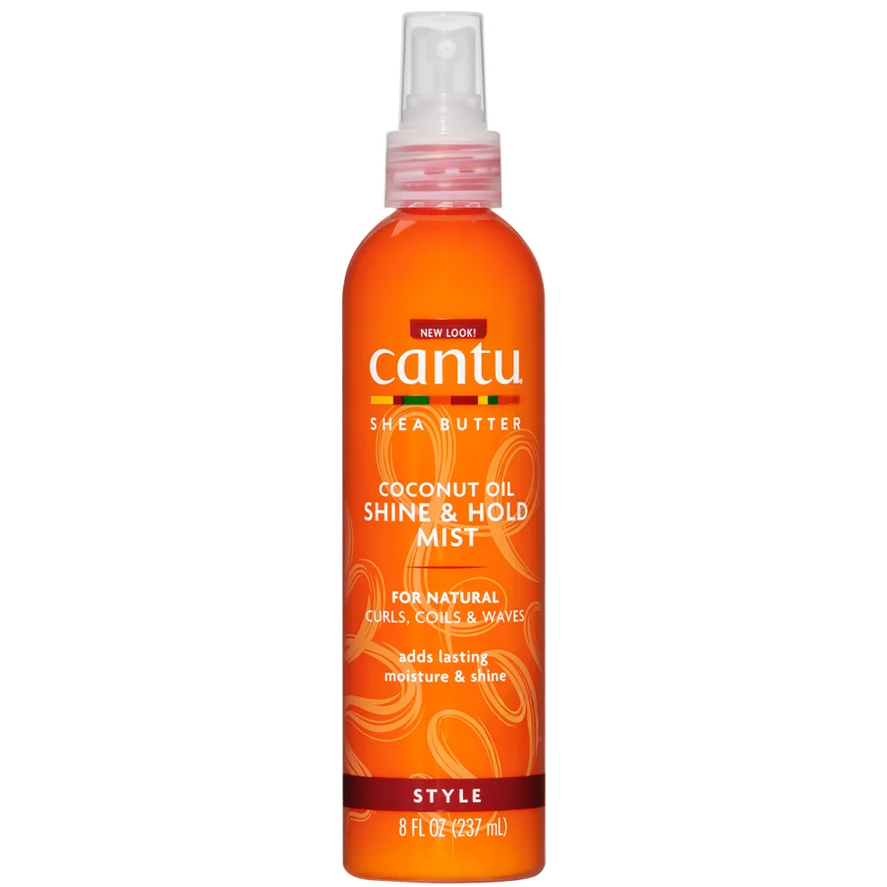 Cantu Sheaboter voor Natuurlijk Haar Kokosolie Glans en Fixatie Spray 237 ml Afbeelding 1
