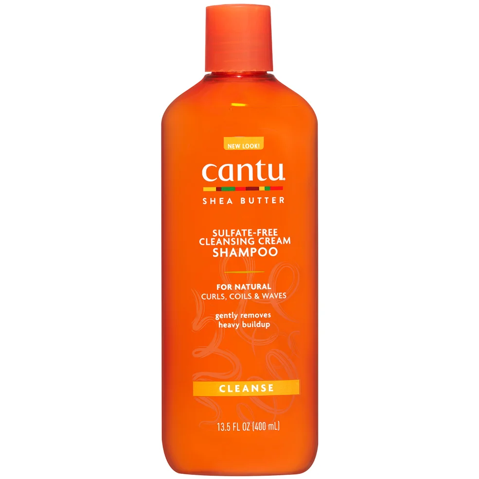 Cantu Sheaboter voor Natuurlijk Haar Sulfaatvrije Reinigingscrème-shampoo 400 ml Afbeelding 1