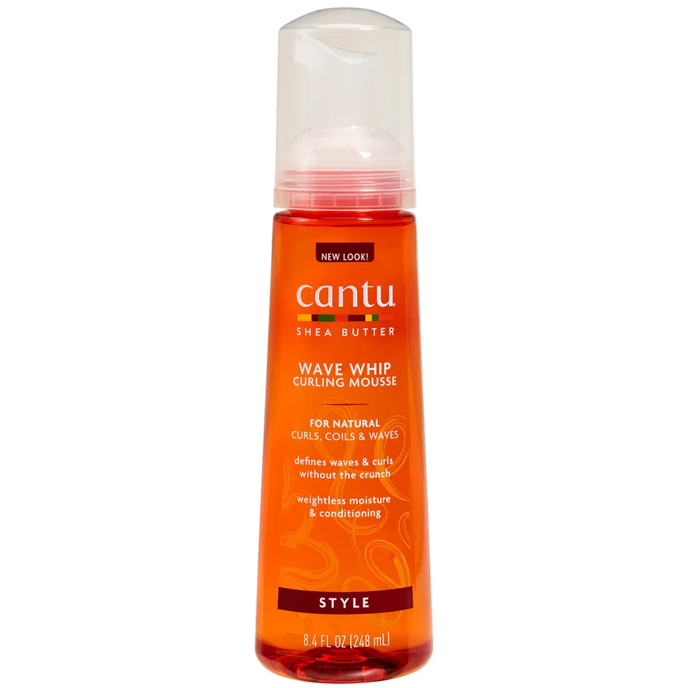Cantu Sheaboter voor Natuurlijk Haar Wave Whip Krulmousse 248 ml Afbeelding 1