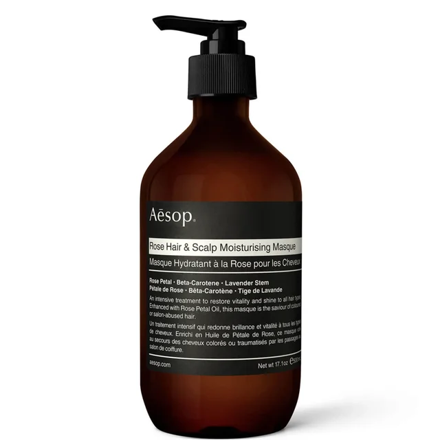Aesop Rozen Hydraterend Masker voor Haar en Hoofdhuid 500 ml