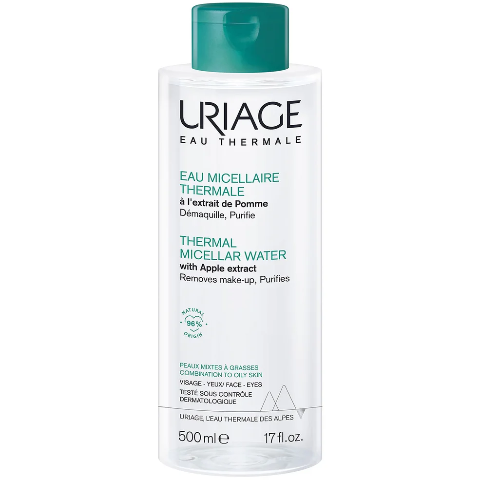 Uriage Thermaal Micellair Water voor de Gecombineerde en Vette Huid 500 ml Afbeelding 1