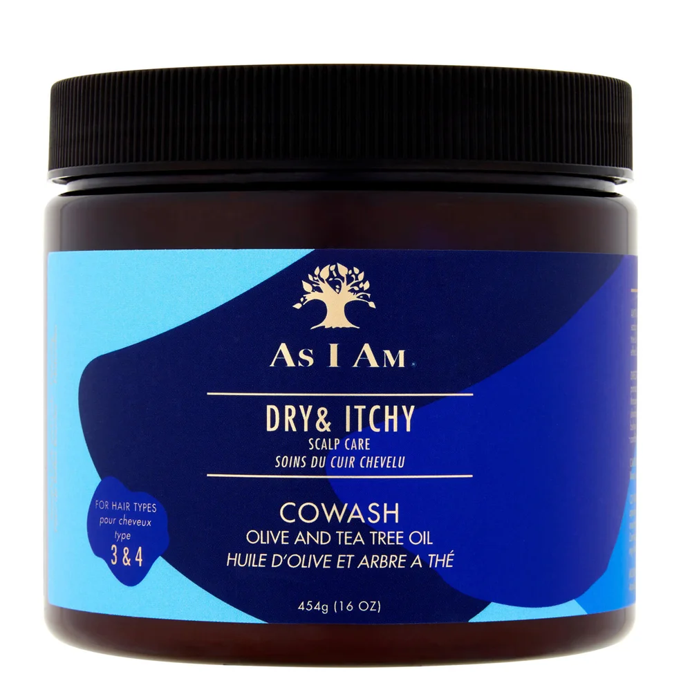 As I Am Dry en Itchy Scalp Care Olijven- en Teatree-olie Co-Wash 454 g Afbeelding 1