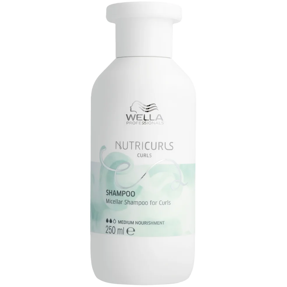 Wella Professionals Nutricurls Micellar Shampoo for Curls 250ml Afbeelding 1