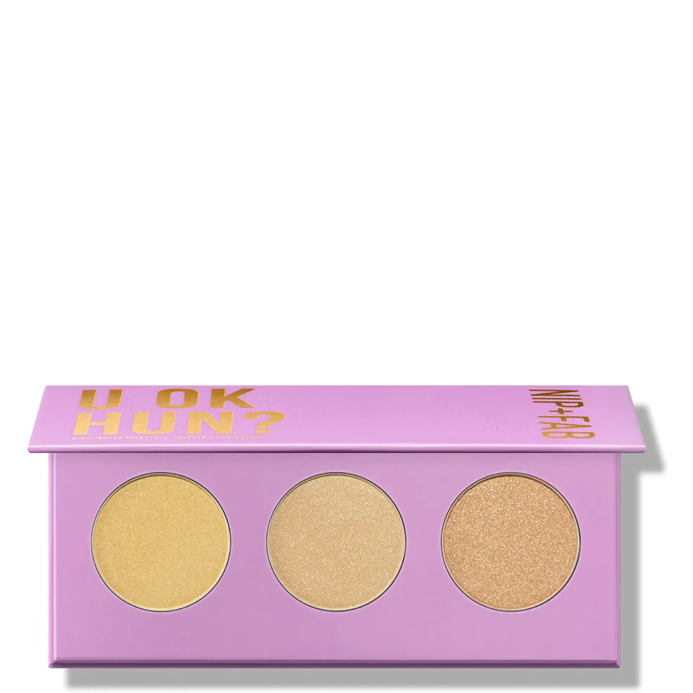 NIP+FAB Highlight Palette - U ok Hun? 01 12g Afbeelding 1