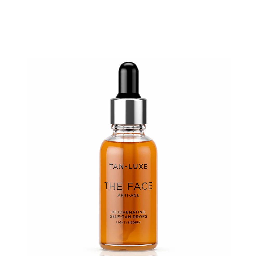 Tan-Luxe The Face Anti-Age Rejuvenating Self-Tan Drops 30ml - Light/Medium Afbeelding 1