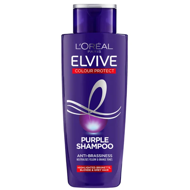 L'Oréal Paris Elvive Kleurbeschermende Koperkleurtegengaande Paarse Shampoo 200 ml