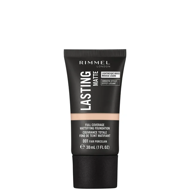 Rimmel London Lasting Matte Foundation 30 ml (Verschillende Tinten)