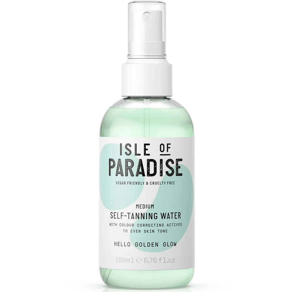 Isle of Paradise Self-Tanning Water - Medium 200ml Afbeelding 1