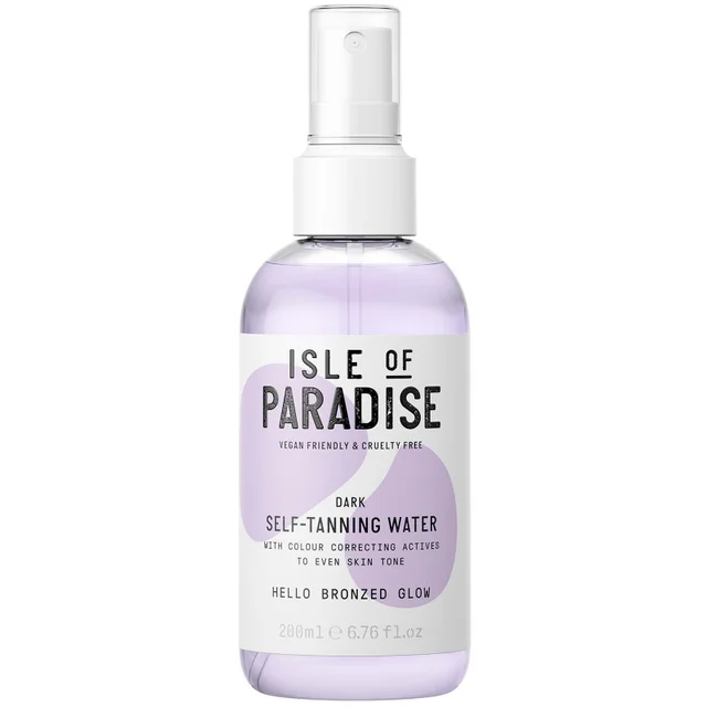 Isle of Paradise Zelfbruiningswater - Donker 200 ml