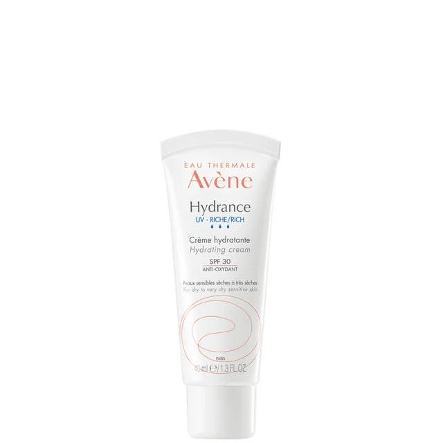 Avène Hydrance Rijke Hydraterende Crème SPF30 voor Uitgedroogde Huid 40ml
