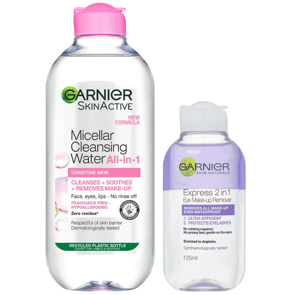 Garnier Micellar Water and Makeup Remover for Sensitive Skin Kit Exclusive Afbeelding 1