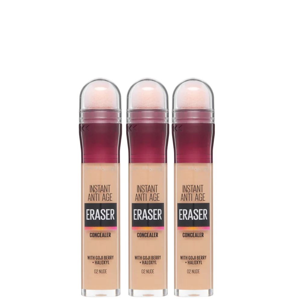 Maybelline Instant Anti-Age Eraser Eye Concealer 3 Pack Exclusive Afbeelding 1