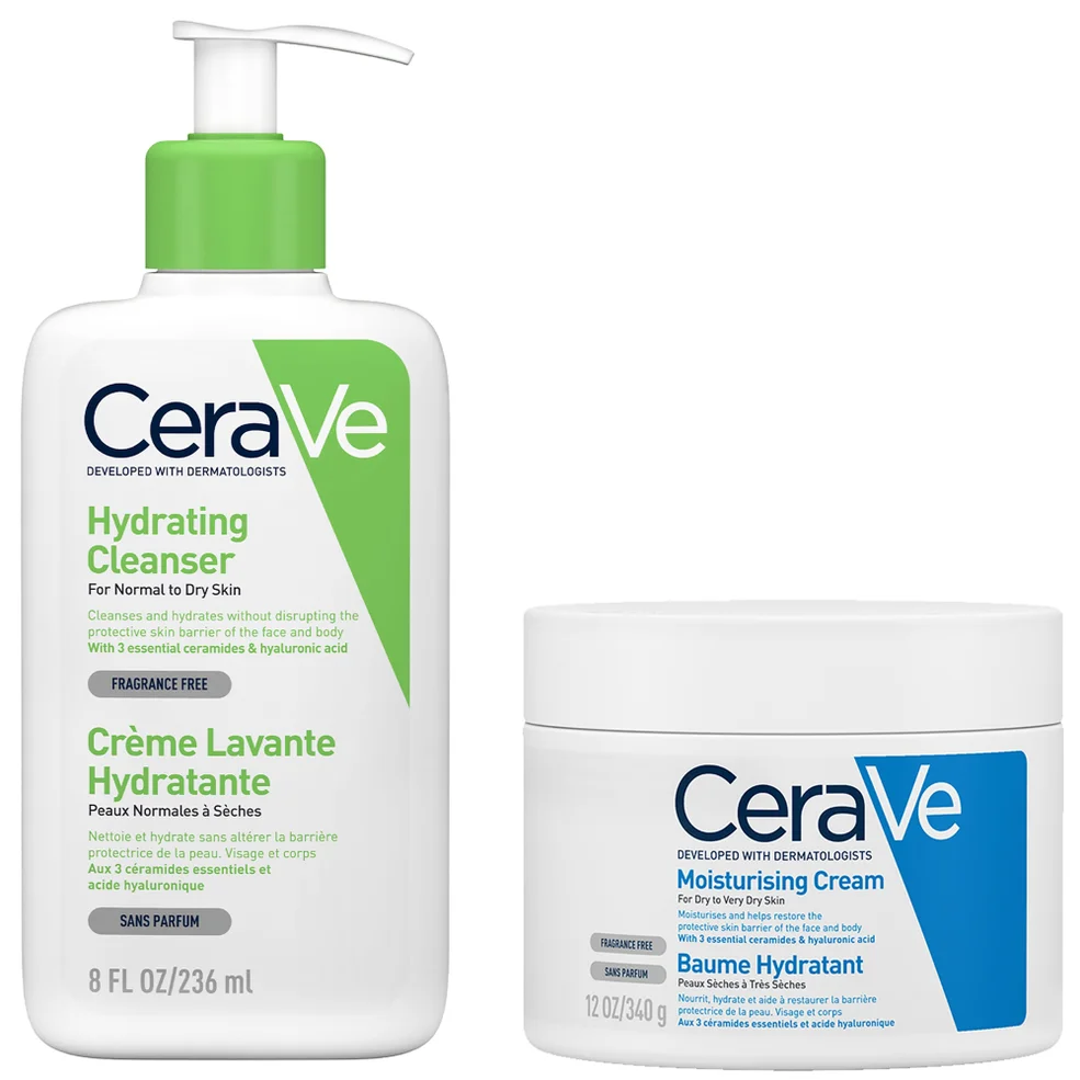 CeraVe Dry to Very Dry Face and Body Bundle Afbeelding 1