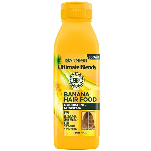 Garnier Ultimate Blends Voedend Hair Food Banaan Shampoo voor Droog Haar 350 ml