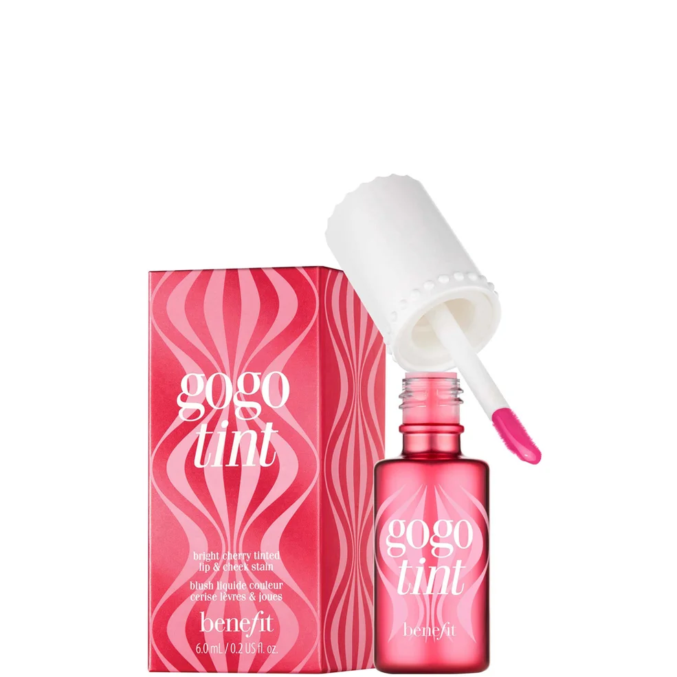 benefit GoGo Tint Bright Cherry Tinted Lip & Cheek Stain 6ml Afbeelding 1