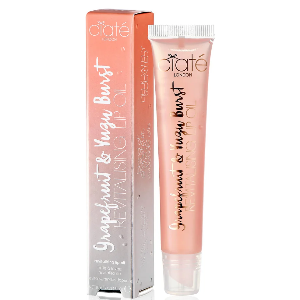 Ciaté London Fruit Burst Lip Oil - Grapefruit & Yuzu 10ml Afbeelding 1