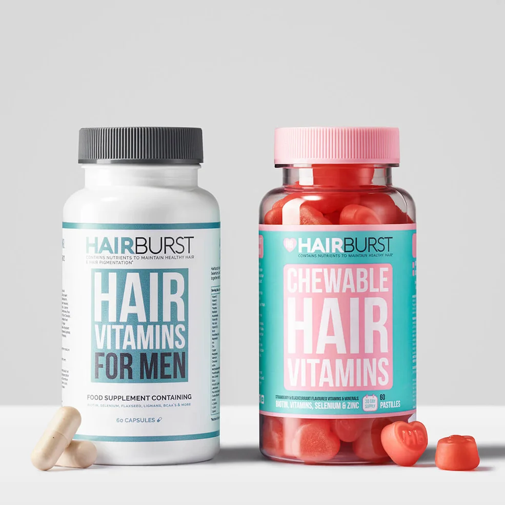 Hairburst His & Hers Hair Vitamin Bundle Afbeelding 1