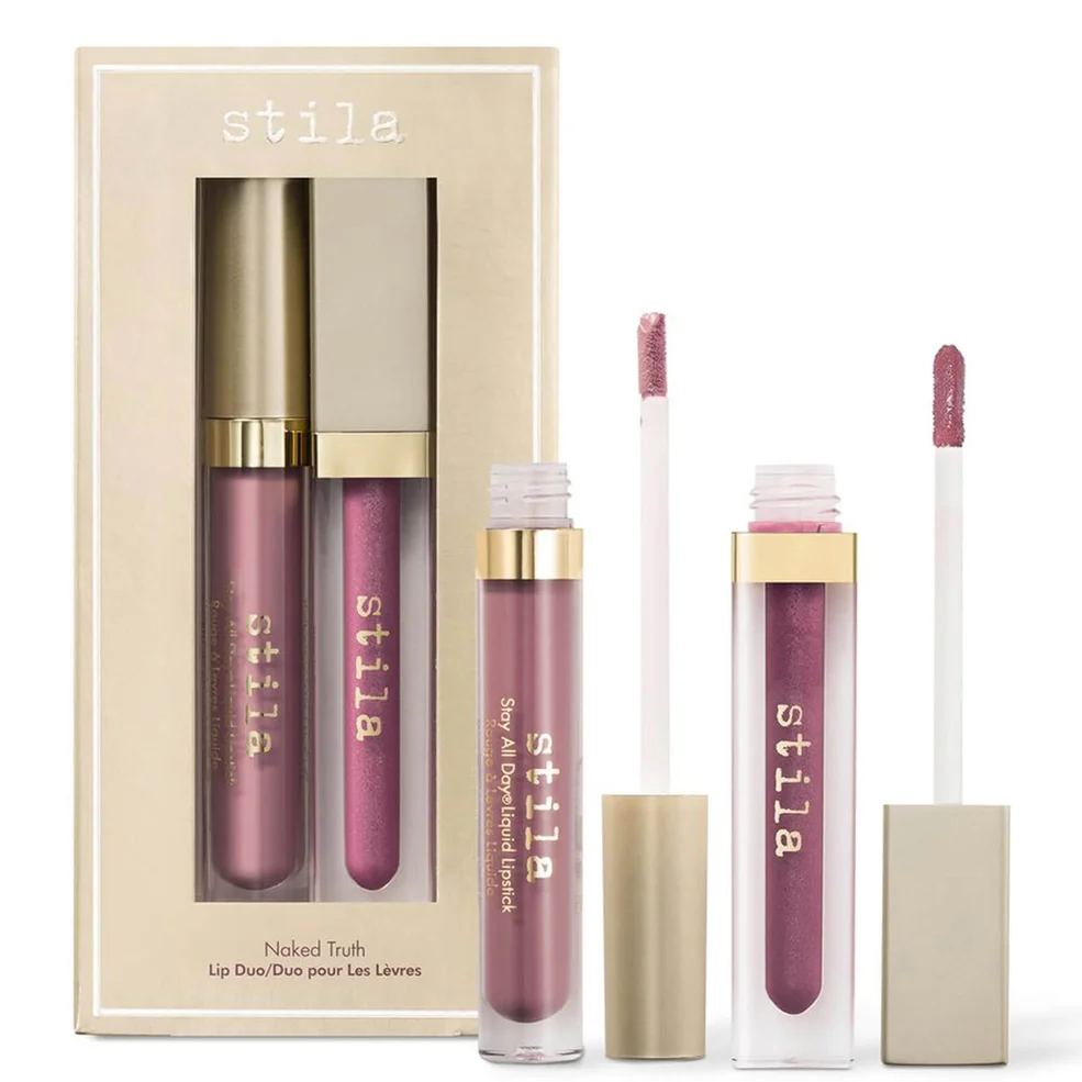 Stila Naked Truth Liquid Lipstick & Lip Gloss Set - Baci & Synergy Afbeelding 1