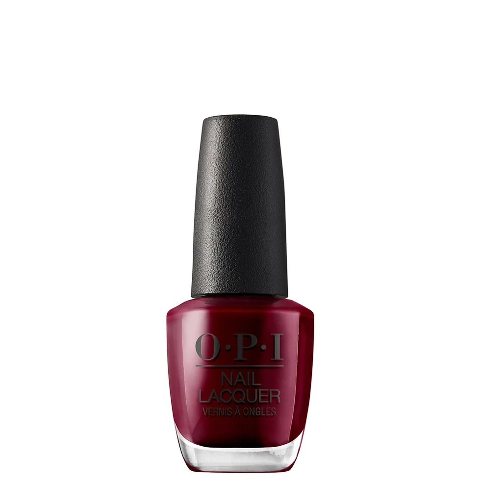OPI Nail Lacquer Dark Red Nail Polish - Malaga Wine 15ml Afbeelding 1