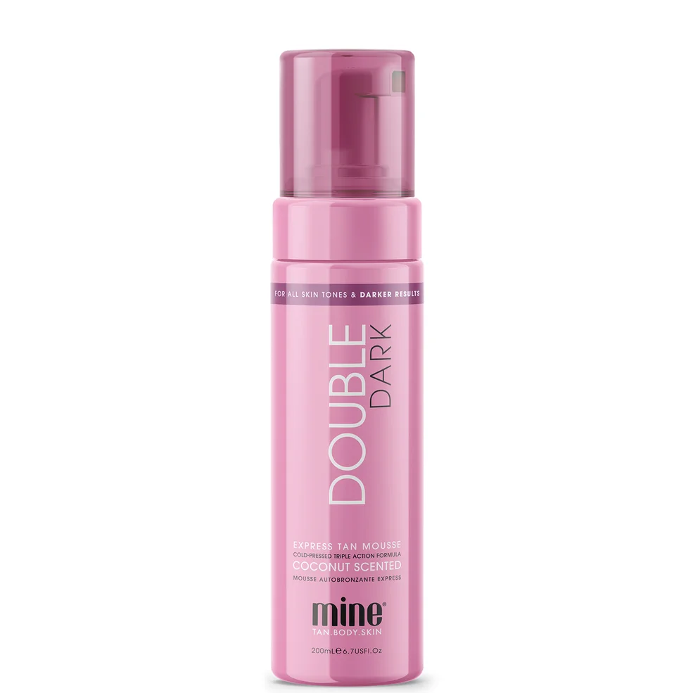 MineTan Double Dark Self Tan Mousse 200ml Afbeelding 1