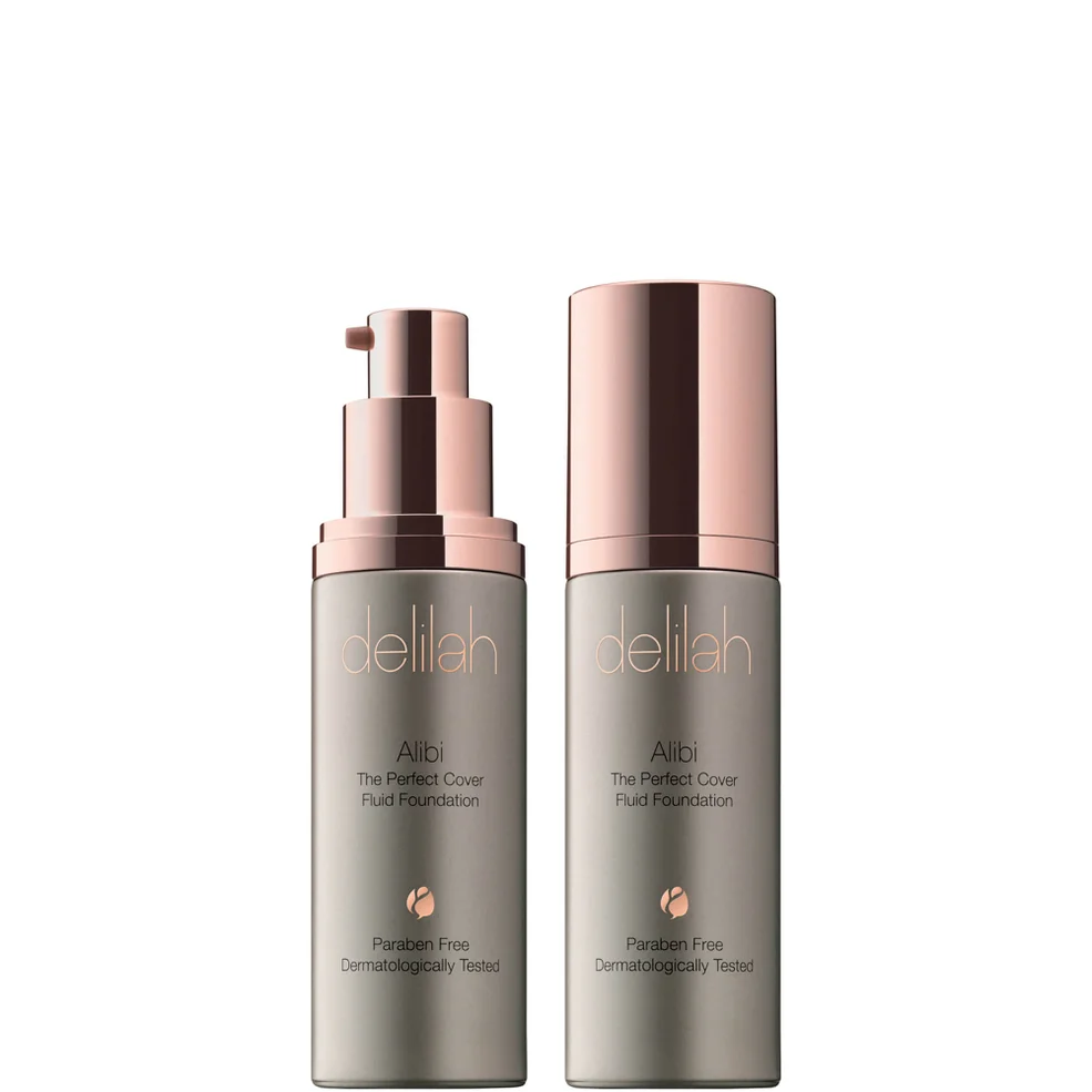 delilah Alibi Fluid Foundation (Various Shades) Afbeelding 1